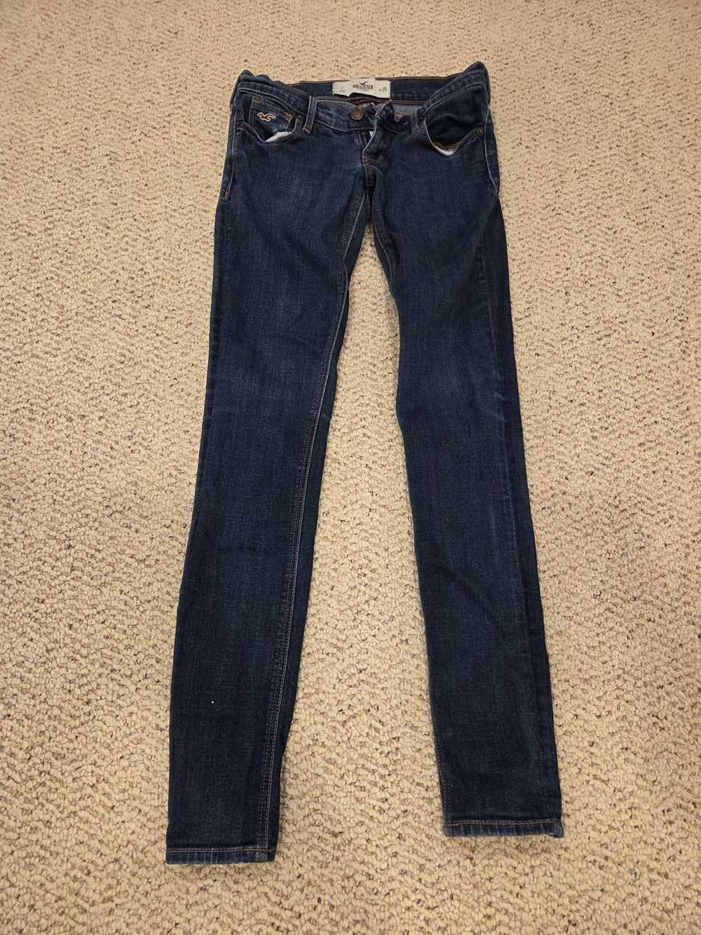 Hollister Dark Indigo Skinny Jeans
